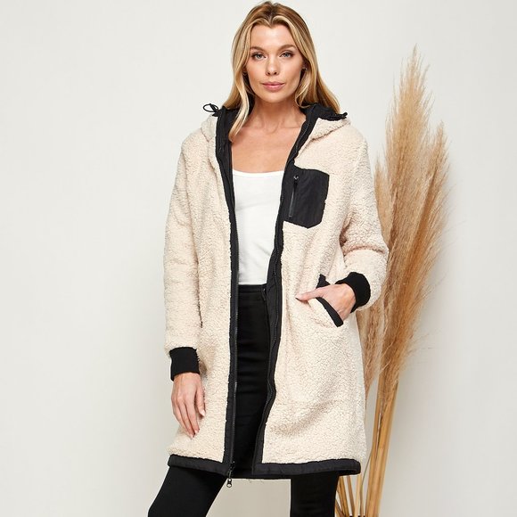 Reversible Shera Jacket, Parka Jacket with Drawstring Detail - Picture 10 of 15